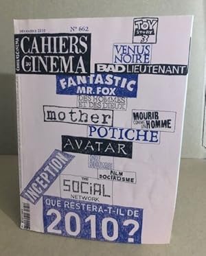 Les cahiers du cinéma n° 662