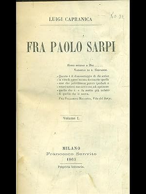 Fra Paolo Sarpi - vol. 1