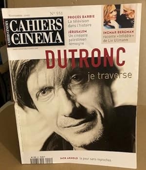 Les cahiers du cinéma n° 551