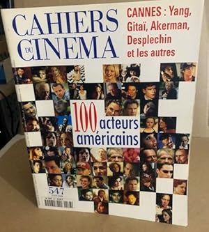 Les cahiers du cinéma n° 547