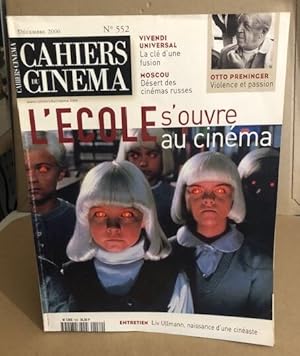 Les cahiers du cinéma n° 552