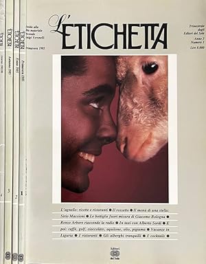 Immagine del venditore per L'etichetta, anno 3, numero 1-4, 1985 venduto da Biblioteca di Babele