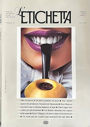 Immagine del venditore per L'etichetta, anno 5, numero 1, 1987 venduto da Biblioteca di Babele