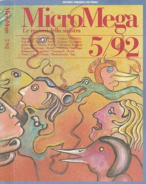 MicroMega n5, dicembre-gennaio 1992 Le ragioni della sinistra