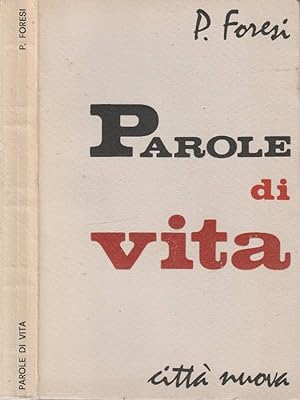 Bild des Verkufers fr Parole di vita zum Verkauf von Biblioteca di Babele