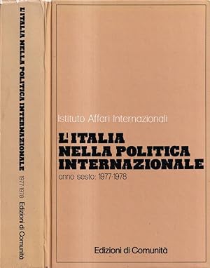 L'Italia nella politica internazionale Anno sesto: 1977-1978