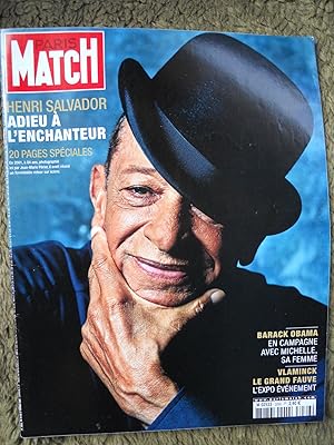 Image du vendeur pour Paris match 3066 Henri Salvador Barack Obama Vlaminck mis en vente par Librairie La cabane aux bouquins