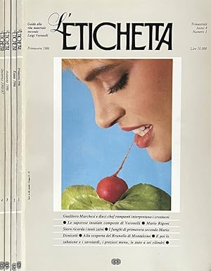 Immagine del venditore per L'etichetta, anno 4, numero 1-4, 1986 venduto da Biblioteca di Babele