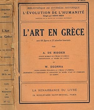 Bild des Verkufers fr L'art en grce zum Verkauf von Biblioteca di Babele