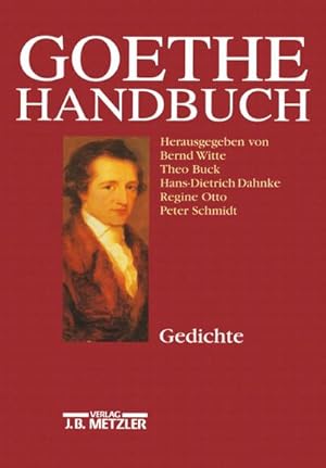 Bild des Verkufers fr Goethe-Handbuch, 4 Bde. in 5 Tl.-Bdn. u. Register, Bd.1, Gedichte: Band 1: Gedichte zum Verkauf von Rheinberg-Buch Andreas Meier eK