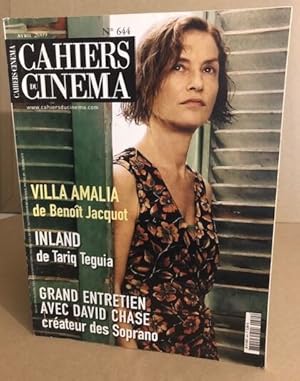 Les cahiers du cinéma n° 644