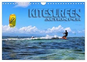 Imagen del vendedor de Kitesurfen - Action pur (Wandkalender 2024 DIN A4 quer), CALVENDO Monatskalender a la venta por Rheinberg-Buch Andreas Meier eK