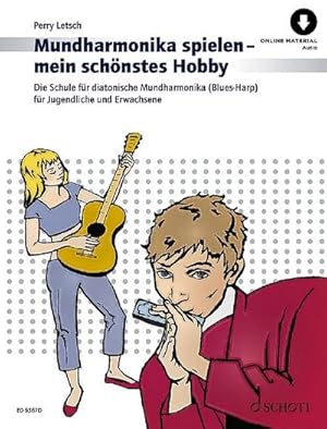 Bild des Verkufers fr Mundharmonika spielen - mein schnstes Hobby: Die Schule fr diatonische Mundharmonika ("Blues Harp") fr Jugendliche und Erwachsene. Mundharmonika (diat.). zum Verkauf von Rheinberg-Buch Andreas Meier eK