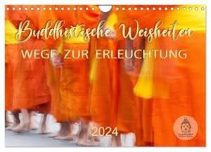 Seller image for Buddhistische Weisheiten - Wege zur Erleuchtung (Wandkalender 2024 DIN A4 quer), CALVENDO Monatskalender for sale by Rheinberg-Buch Andreas Meier eK