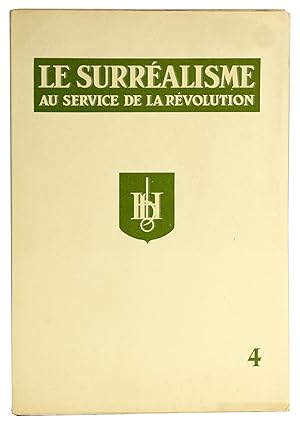 Seller image for Le Surralisme au service de la Rvolution N 4. for sale by Librairie de l'Amateur
