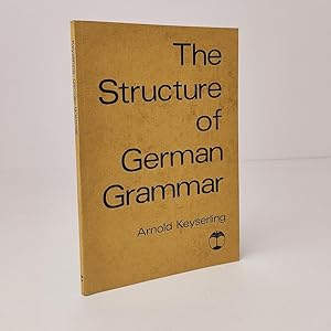 Bild des Verkufers fr A Synopsis of German grammar zum Verkauf von BcherBirne