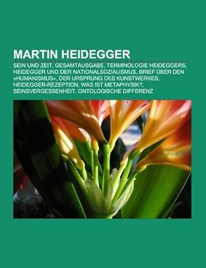 Image du vendeur pour Martin Heidegger mis en vente par Rheinberg-Buch Andreas Meier eK