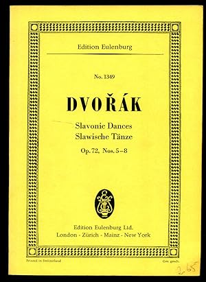 Seller image for Dvork Slavonic Dances (Slawische Tanze) Op. 72, Nos. 5-8 | Full Miniature Score | Eulenburg Study Score Edition No. 1349 for sale by Little Stour Books PBFA Member