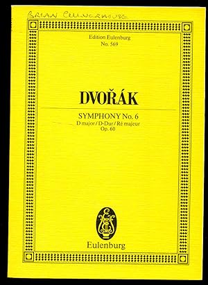 Seller image for Dvork Symphony No. 6 in D Major, Op. 60 | Full Miniature Score | Eulenburg Study Score Edition No. 569 for sale by Little Stour Books PBFA Member