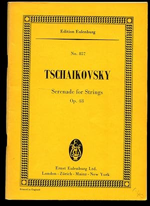 Seller image for Tchaikovsky Serenade for Strings in C Major Op. 48 | Full Miniature Score | Eulenburg Study Score Edition No. 857 for sale by Little Stour Books PBFA Member