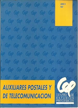 Imagen del vendedor de Auxiliares postales y de telecomunicacion Libro II Test a la venta por TU LIBRO DE OCASION