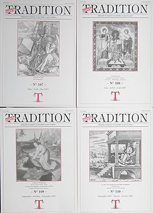 Seller image for Vers la Tradition N 107  110 - Anne 2007 Complte for sale by Bouquinerie L'Ivre Livre
