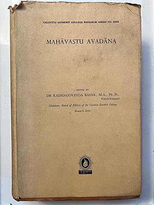 Mahavastu Avadana. Vol. II [Calcutta Sanskrit College research series No. XXX]