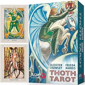 Imagen del vendedor de Aleister Crowley Thoth Tarot (Deluxe Edition, English, GB), mit 1 Buch, mit 78 Beilage, 2 Teile a la venta por moluna