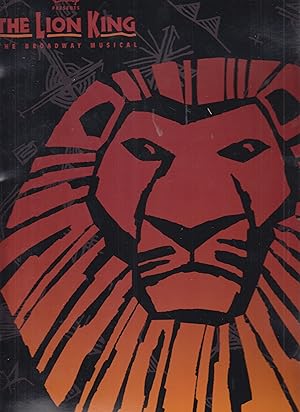 Seller image for Disney Presents The Lion King The Broadway Musical for sale by Robinson Street Books, IOBA