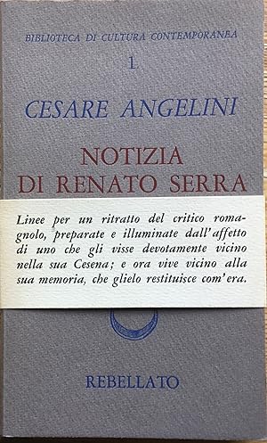 Notizia di Renato Serra