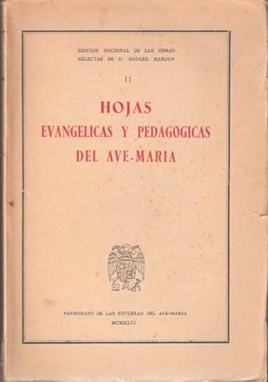 Seller image for HOJAS EVANGLICAS Y PEDAGGICAS DEL AVE MARA for sale by Librovicios