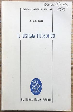 Il sistema filosofico