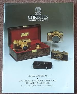 Leica Cameras, + Cameras Photographs and related material, July 14th 1988, Christie's London Sout...