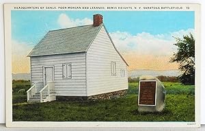 Image du vendeur pour Headquarters of Genls Poor-Morgan and Learned, Bemis Heights, N. Y. Saratoga Battlefield - Postcard mis en vente par Argyl Houser, Bookseller