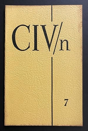 Imagen del vendedor de CIV/n 7 (1955) includes The Sparrows by Leonard Cohen a la venta por Philip Smith, Bookseller