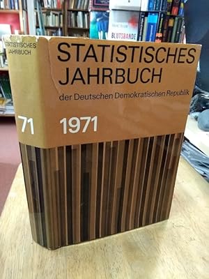 Statistisches Jahrbuch 1973 der Deutschen Demokratischen Republik [DDR]. 16. Jahrgang. Herausgege...