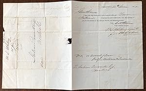 1830 Canadian Cargo Contract between an Early Fur Trade Voyageur and W. L. Whiting & Co.