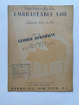 Immagine del venditore per EMBRACEABLE YOU (Piano Adaptation by Henry Levine) venduto da Jim Hodgson Books