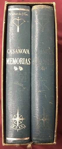 Immagine del venditore per Memorias de Casanova. Tomo I y Tomo II venduto da Libreria Anticuaria Camino de Santiago