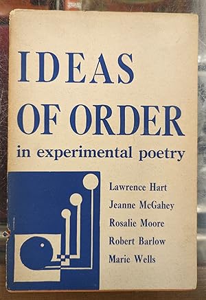 Image du vendeur pour Ideas of Order in Experimental Poetry mis en vente par Moe's Books