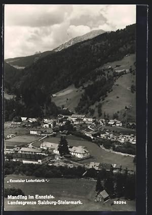 Bild des Verkufers fr Ansichtskarte Radstadt, Mandling im Ennstale, Teilansicht mit Ennstaler Lederfabrik zum Verkauf von Bartko-Reher