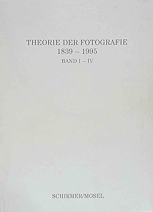 Bild des Verkufers fr Theorie der Fotografie, Band 1-4. zum Verkauf von Logo Books Buch-Antiquariat