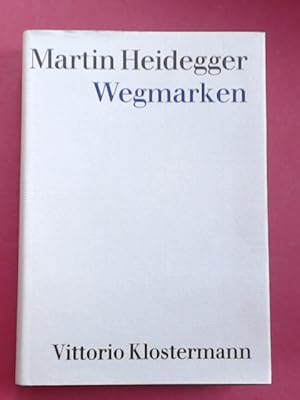 Imagen del vendedor de Wegmarken. a la venta por Wissenschaftliches Antiquariat Zorn