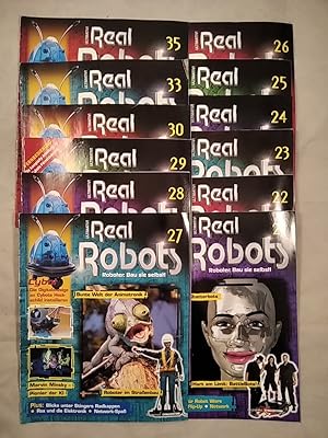 Konvolut von 12 Magazinen "Ultimativ! Real Robots" Band 21 - 30, 33 & 35.