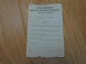 Irish University History Students Congress Bulletin Dublin 1956