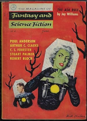 Imagen del vendedor de The Magazine of FANTASY AND SCIENCE FICTION (F&SF): June 1956 a la venta por Books from the Crypt
