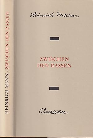 Bild des Verkufers fr Zwischen den Rassen Roman zum Verkauf von Leipziger Antiquariat