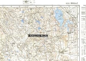 Topographische Karte: Iffeldorf 8233. Berichtigungsstand: Luftbilder 1953, erkundet: 1955, berich...