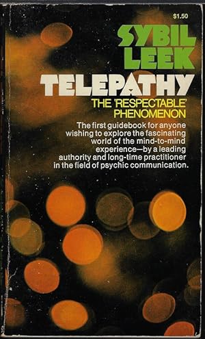 Seller image for TELEPATHY; The 'Respectable' Phenomenon for sale by Books from the Crypt
