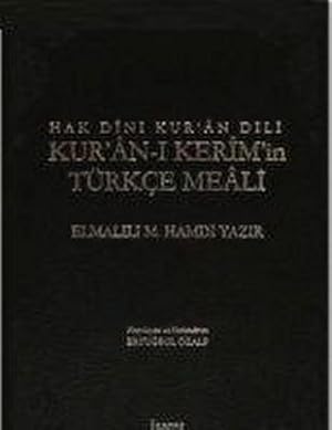 Bild des Verkufers fr Hak Dini Kuran Dili Kuran-i Kerim ve Trkce Meali : Kck Boy, Siyah Kapak, Ciltli zum Verkauf von AHA-BUCH GmbH